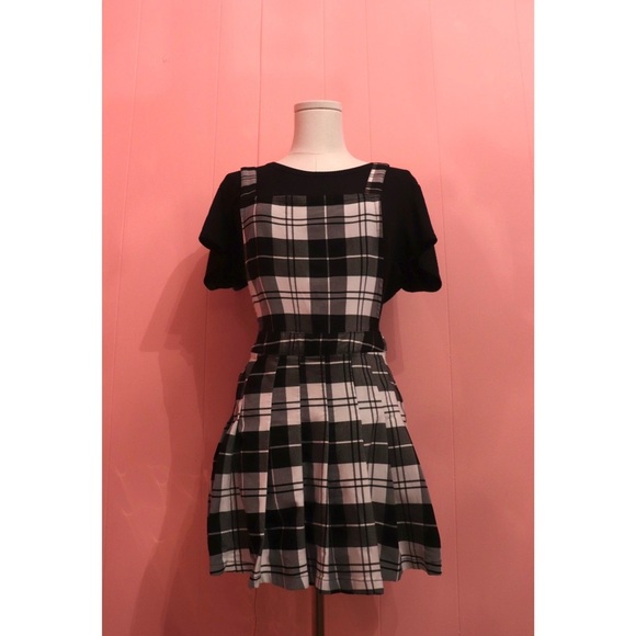 Lovely Day Dresses & Skirts - Lovely Day Plaid Black and White Dress
